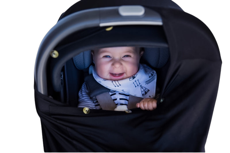 Snuggle Shield™ LUXE Black Air Filtering Infant Cover