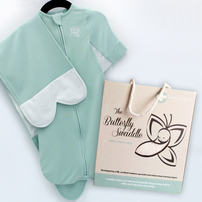 The Butterfly Swaddle: All-in-One Organic Swaddle and Transitioning System