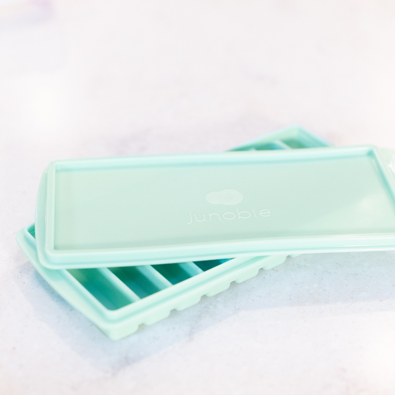 Junobie Reusable Silicone Milk Cube Tray - 2 PACK - Little BaeBae