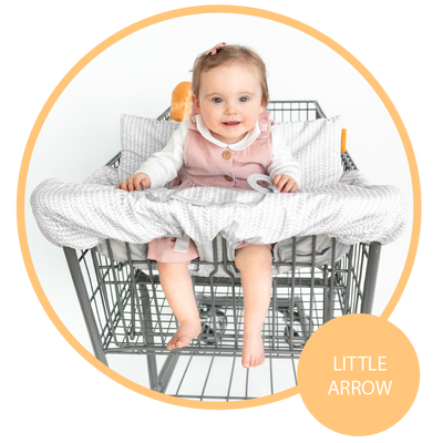 Baby Shopping Cart Cover - Little Arrows Design - Little BaeBae