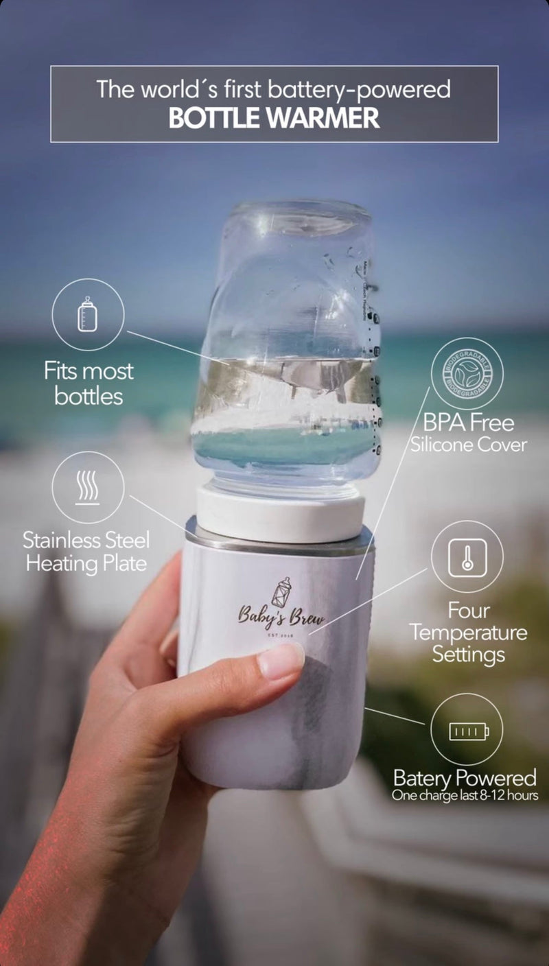 Portable Bottle Warmer Pro & Formula Dispenser Set - Little BaeBae