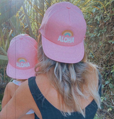 Rainbow Aloha Hat - Little BaeBae