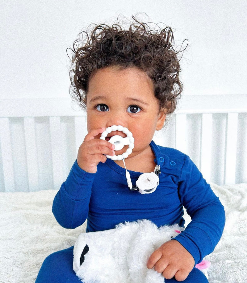NEW! 4-Pack BUBIE Orthodontic Pacifier + Teether Ring Bundle Deal
