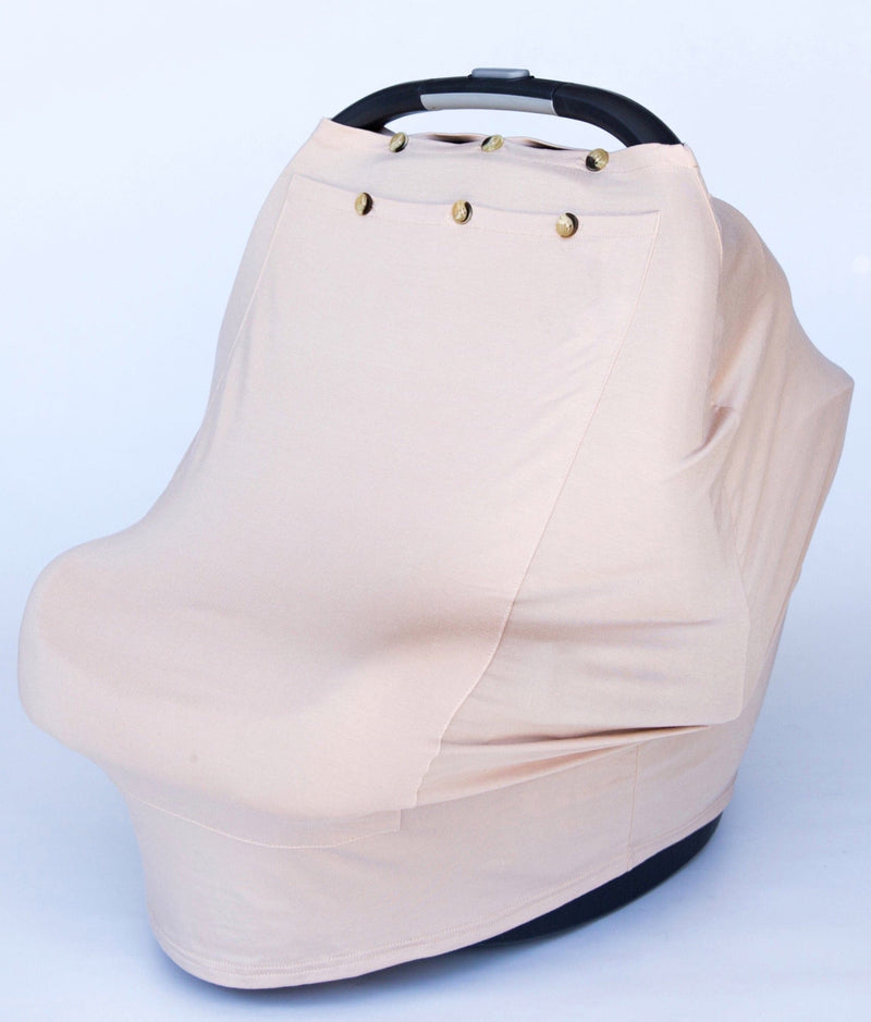 LUXE Tan Air Filtering Nursing + Car Seat Cover - Little BaeBae