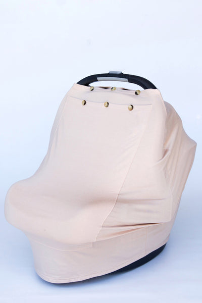 Snuggle Shield™ LUXE Tan Air Filtering Infant Cover