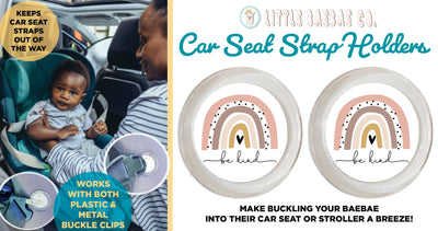 NEW! Car Seat Strap Holders - Little BaeBae