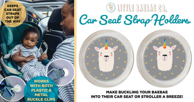 NEW! Car Seat Strap Holders - Little BaeBae