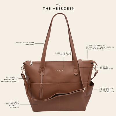 The Aberdeen - Saddle (Ultimate Mom Bag) - Little BaeBae