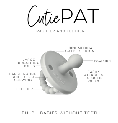 Cutie PAT Bulb - Pacifier and Teether - Little BaeBae